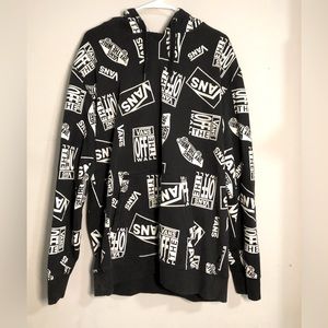 XL Black & White Vans pullover sweatshirt